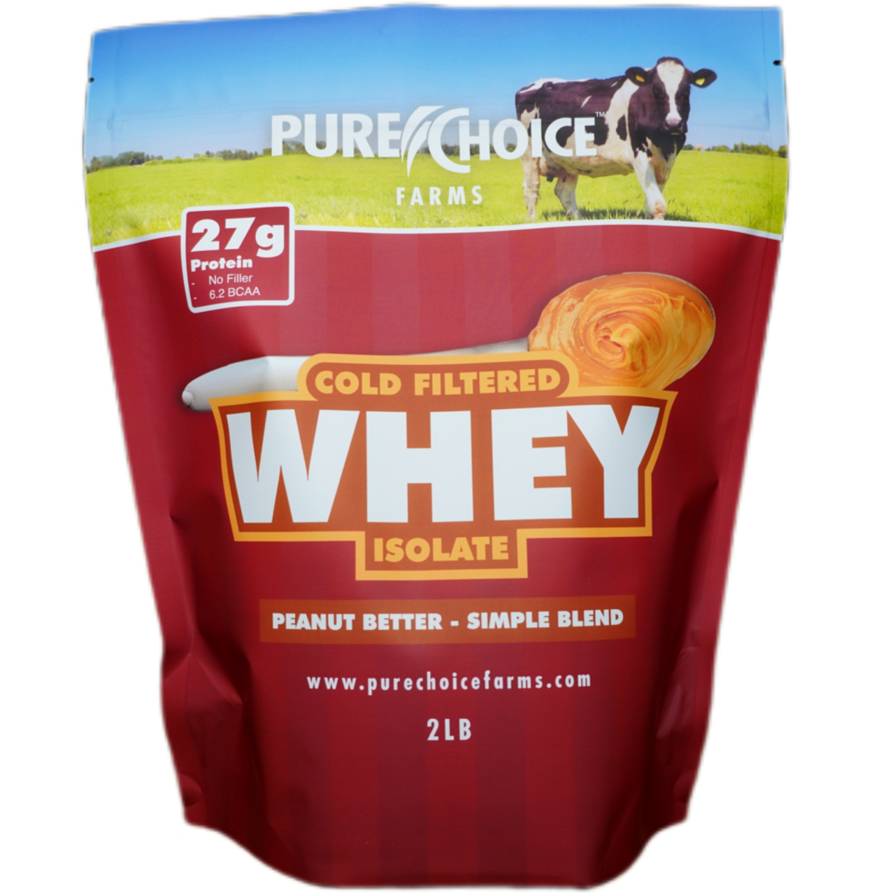 Whey Protein Isolate – Peanut Bette (2 lb, 28g Protein, Cold-Filtered) r