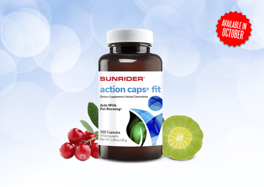 Action Caps Fit | Energy, Metabolism & Brown Fat Activation by Sunrider | 100 Capsules/Bottle