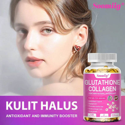 Collagen Glutathione Supplement – Antioxidant Boost, 120capsules