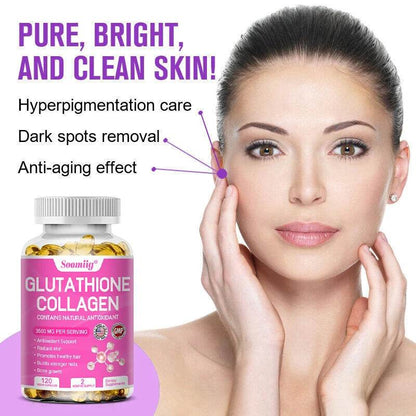 Collagen Glutathione Supplement – Antioxidant Boost, 120capsules