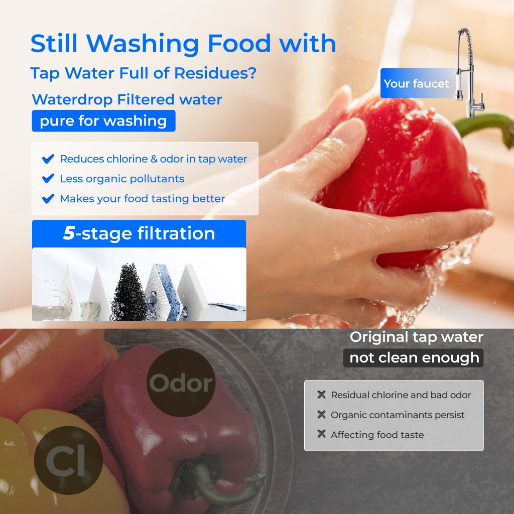 Dual-Flow Reverse Osmosis System 800 GPD | Under Sink Water Filter