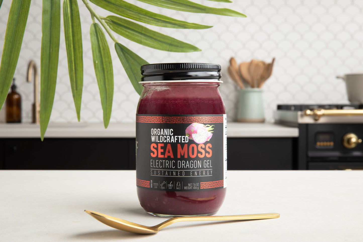 Electric Dragon Sea Moss Gel / Organic Wildcrafted Superfood Blend (Raw, Ready-to-Use)