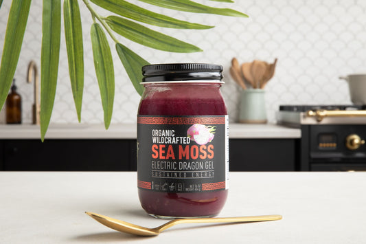 Electric Dragon Sea Moss Gel / Organic Wildcrafted Superfood Blend (Raw, Ready-to-Use)